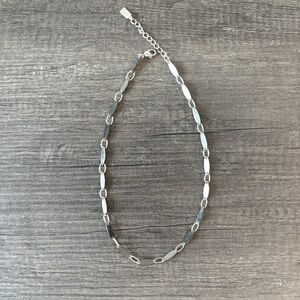 Fifth Avenue Collection Black and Silver Necklace